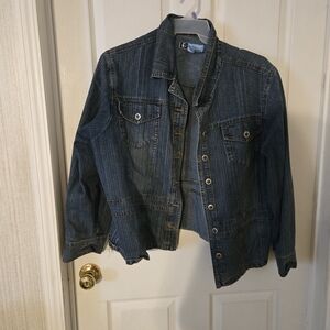 Duck Head Women's Dark Blue Denim Jacket